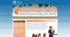 Desktop Screenshot of downtowndancecorvallis.com